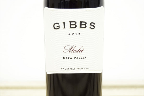 Gibbs Merlot Napa Valley, 2015