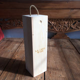 Wine Wooden Gift Box (Single bottle)